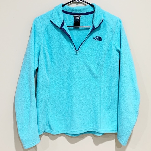 The North Face Tops - The North Face Womens Turqoise 1/4 Zip